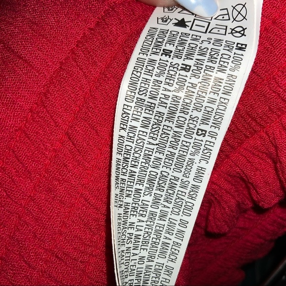 Forever 21 plus red Palazzo pants - Picture 10 of 12